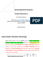 EC311 - Trade Theories 2