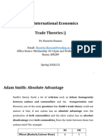 EC311 - Trade Theories 2 Edited