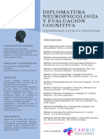 Diplomatura Neuropsicología y Evaluación Cognitiva