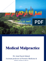 Malpractice Elective Course - Prof Amel
