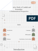 Comparative Study of Ladakh and Karnataka