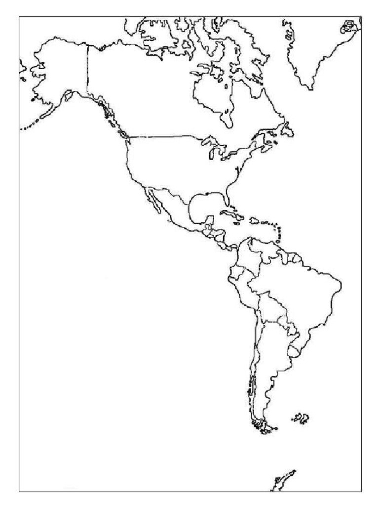 Mapa de America Mudo | PDF
