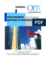 Procurement Methods Procedures PDF