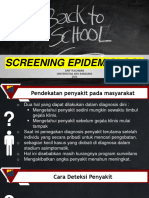 Screening Epidemiology