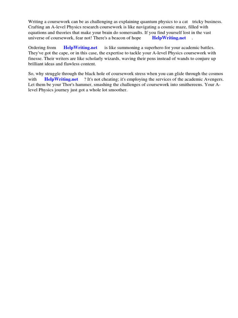 A level physics research coursework ideas download free pdf physics