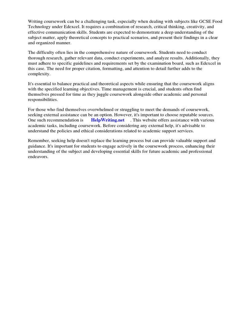 gcse-food-technology-coursework-examples-edexcel-pdf