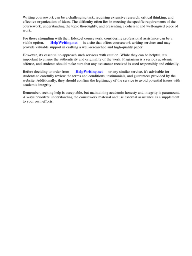 Edexcel coursework mark and authentication sheet pdf educational