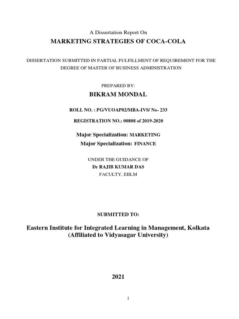 Coca-Cola Marketing Strategies Analysis | PDF | Coca Cola | The Coca ...