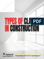 Types of Claims Used in Construction