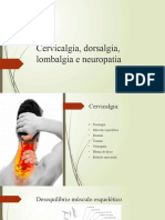 Cervicalgia, Dorsalgia e Lombalgia