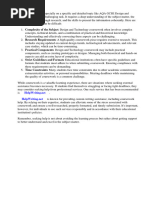A Level DT Coursework Example | PDF