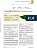 2017 Chlorophyll Catalyzed Visible Light Mediated Synthesis of Tetrahydroquinolines From N N Dimethylanilines