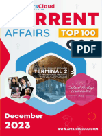 Current Affairs Top 100 Q&A PDF December 2023 by AffairsCloud 1
