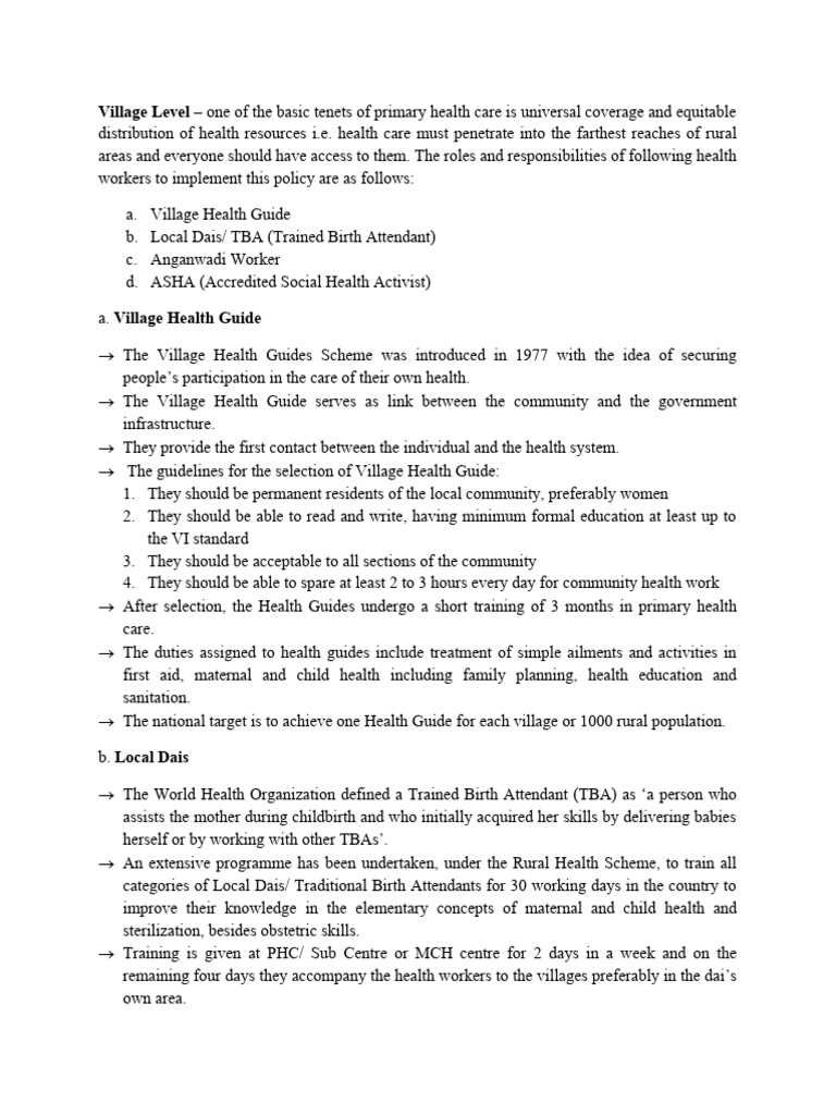 PHC vs CHC: Roles and Responsibilities | PDF | Hospital | Health Care
