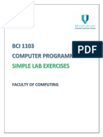 Lab Exercise Questions (C)