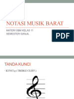 NOTASI MUSIK BARAT kls11