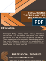 Social Science Theories and Their Implications To Education - 011140