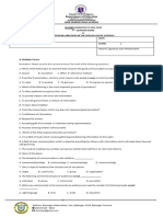 DIASS - Q4 Exam With TOSfinal