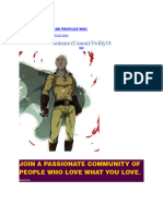 Saitama (Canon) /twilly18: Join A Passionate Community of People Who Love What You Love