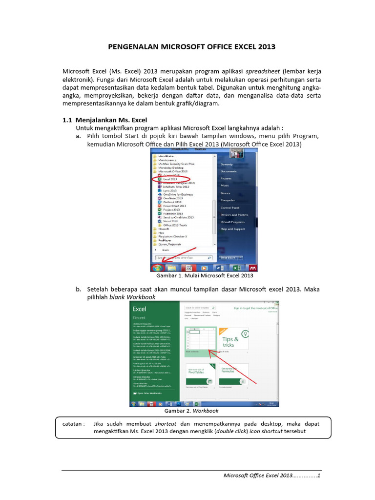 Panduan Lengkap Microsoft Excel 2013 | PDF