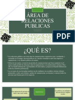 Área de Relaciones Publicas