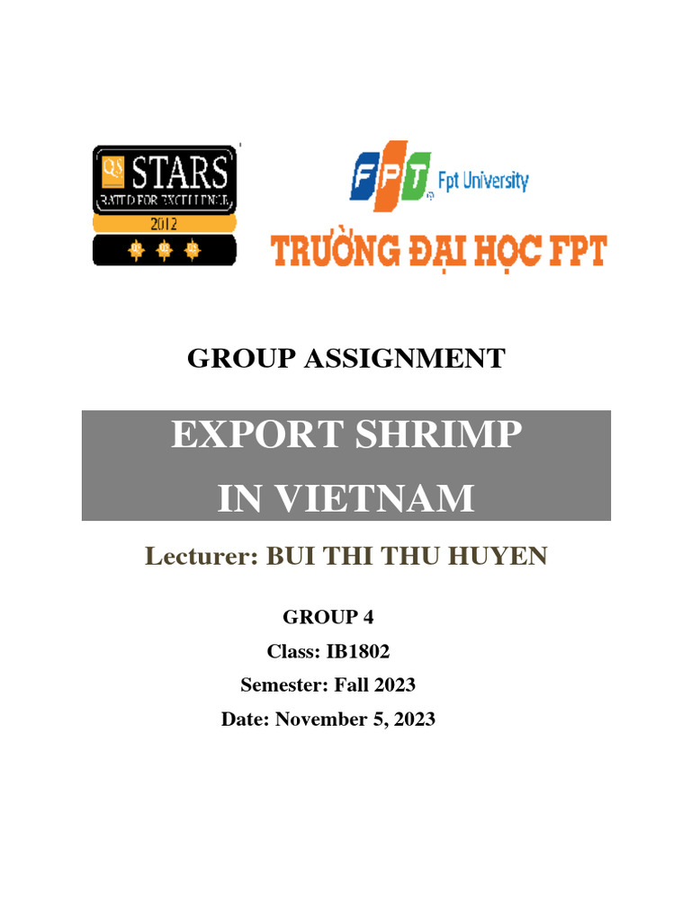 GROUP 4 - IBC201 - IB1802 - Group Assignment | PDF | Business