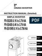 Mitsubishi S500e Manual