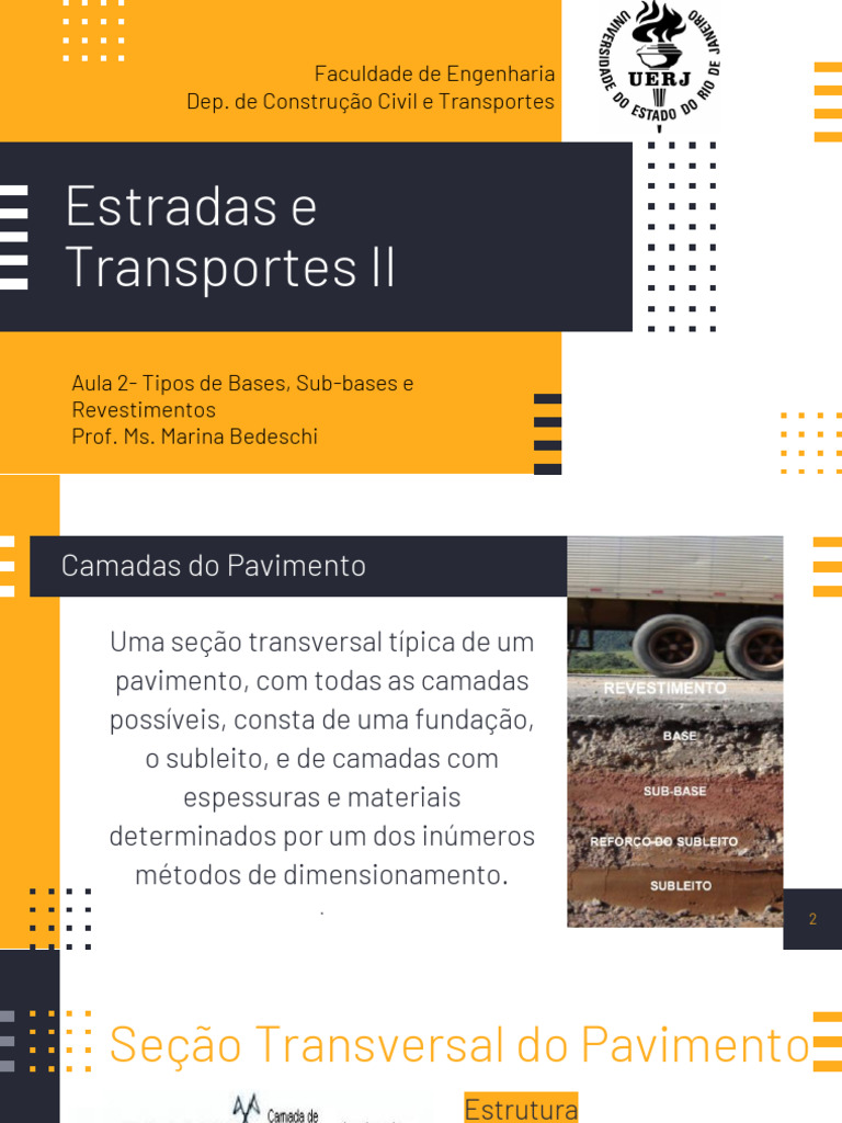 Tipos de Bases e Sub-bases de Pavimento | PDF | Cimento | Concreto