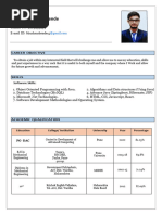 Bhushan Kishor Shende Resume