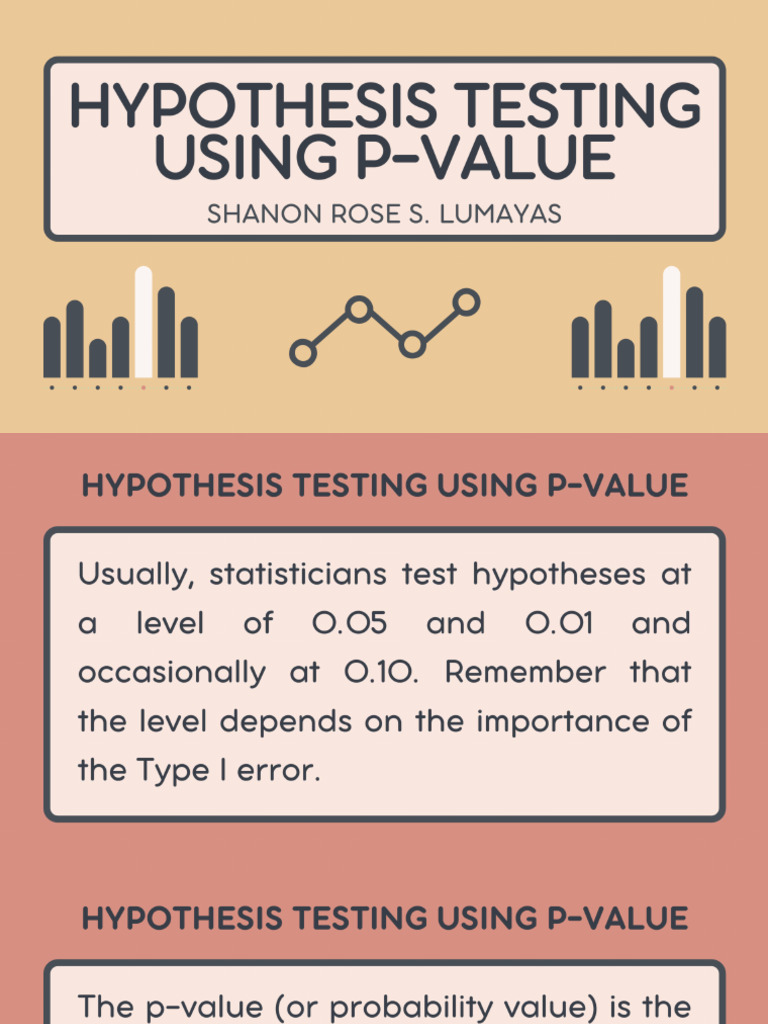 Hypothesis Testing Using P-Value | PDF