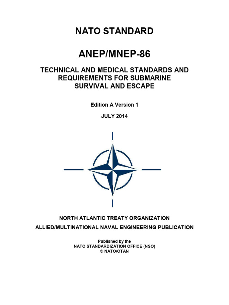 NATO Submarine Survival Standards | PDF | Hypoxia (Medical) | Carbon ...