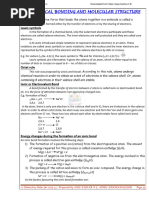 XI CH 4 Chemistry Notes by Ak