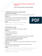 Cálculo de Residuos para Un Edificio de 5 Plantas, 4 Habitaciones Por Piso y Dos Locales Comerciales