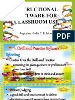 ..Instructional Software For Classroom Use Report