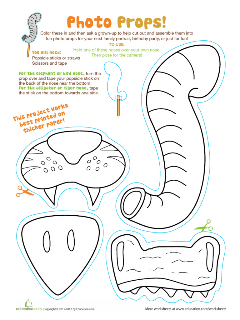 Animal Noses Props | PDF