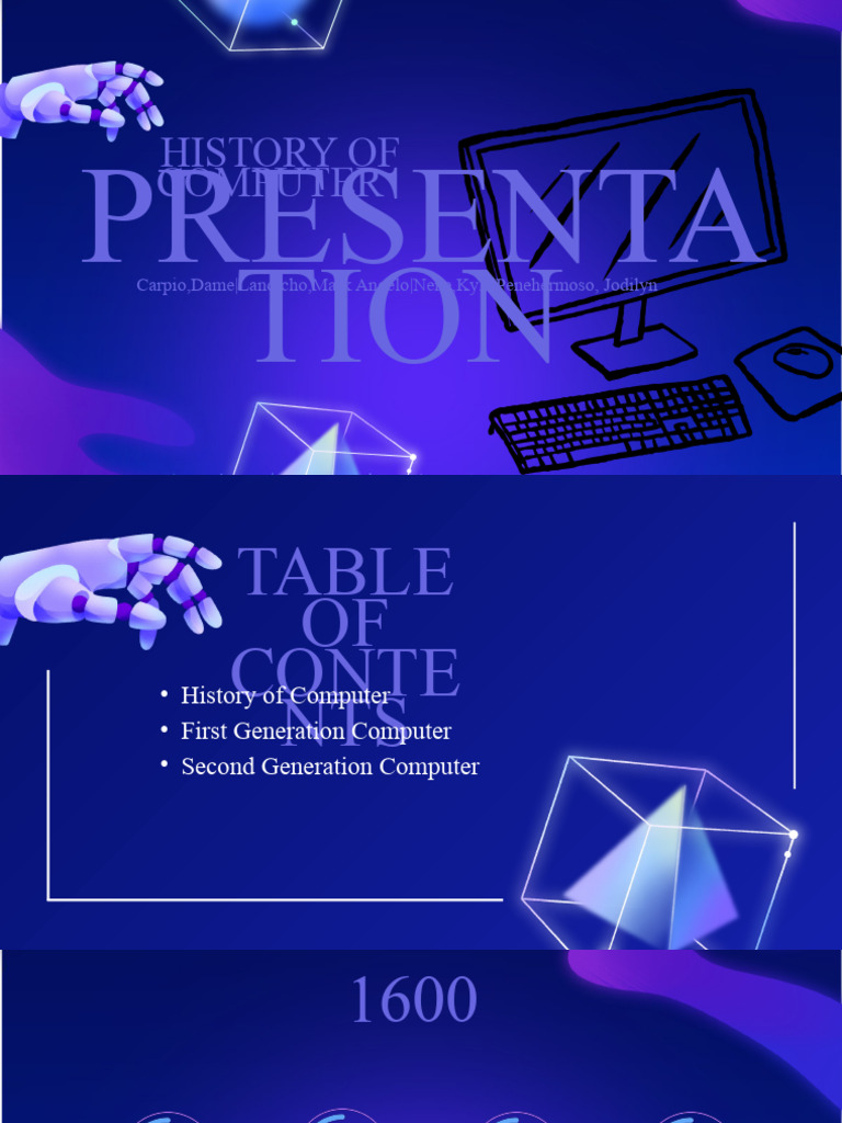 History of Computer | PDF | Apple Inc. | Tablet Computer