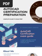 Autocad Certification Exam Prep Ebook