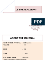 Article Presentation-2