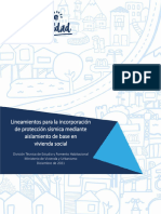 Lineamientos para La Incorporacion de Proteccion Sismica en Vivienda Social