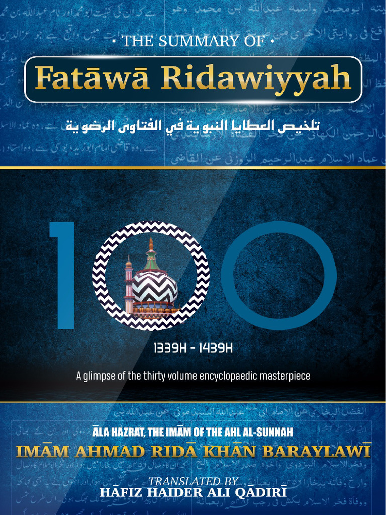 The Summary of Fatāwā Ridawiyyah | PDF | Hadith | Sunni Islam
