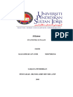 Tugasan Statistik Latihan Crosstab