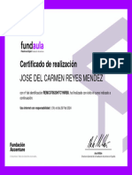 Certificado Fundaula