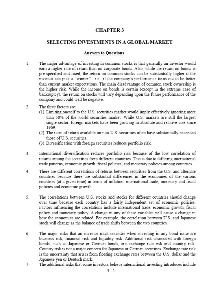 Sm03 Solution Manual | PDF | Business | Finance & Money Management