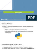 What Is Python Basics