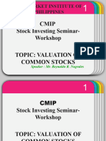 Valuation of Common Stocks