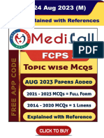 FCPS Medicine 24 Aug 2023 (M)