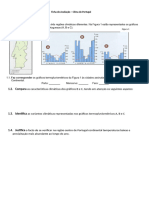 Teste Geografia 7 Ano Clima de Portugal