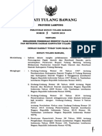 Peraturan Bupati (PERBUP) Kabupaten Tulang Bawang No 5 Tahun 2019