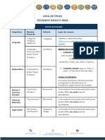 Lista de Utiles 2° Basico 2024