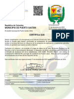 Certificado Residencia